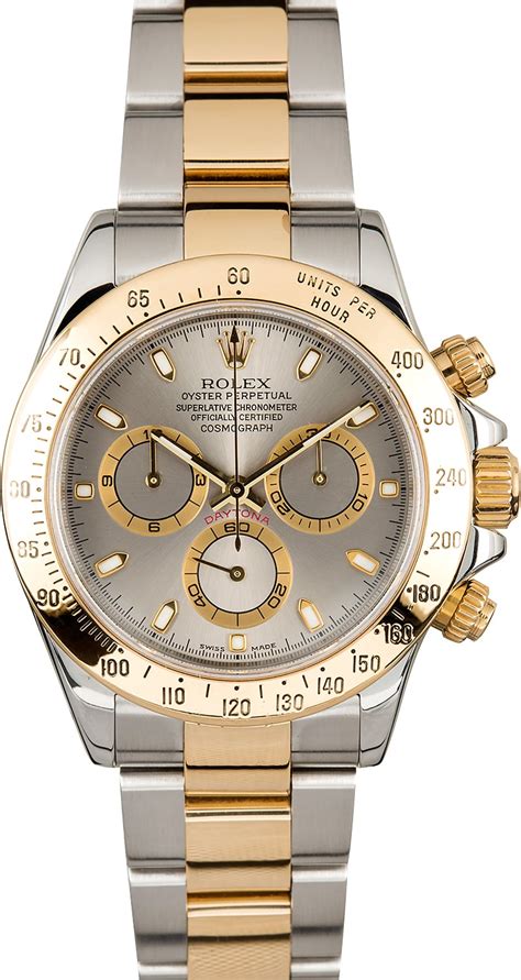 rolex cosmograph daytona used price 2 tone